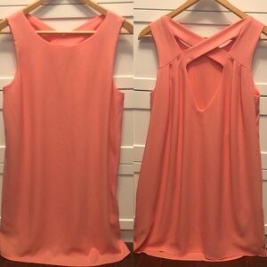 Peach Shift Dress